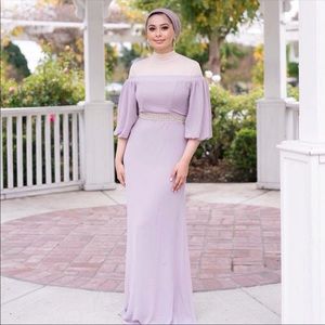 Off the should dress